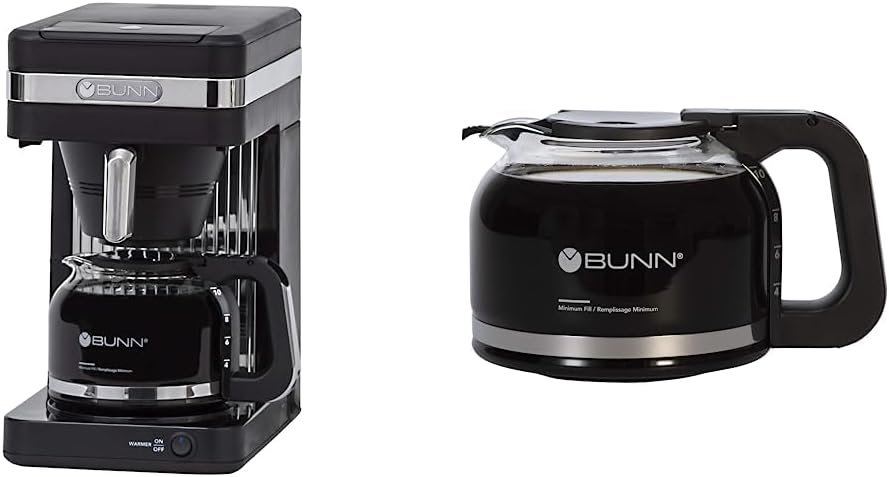 BUNN CSB2B Speed Brew Elite 10-Cup Coffee Maker, Black/SST