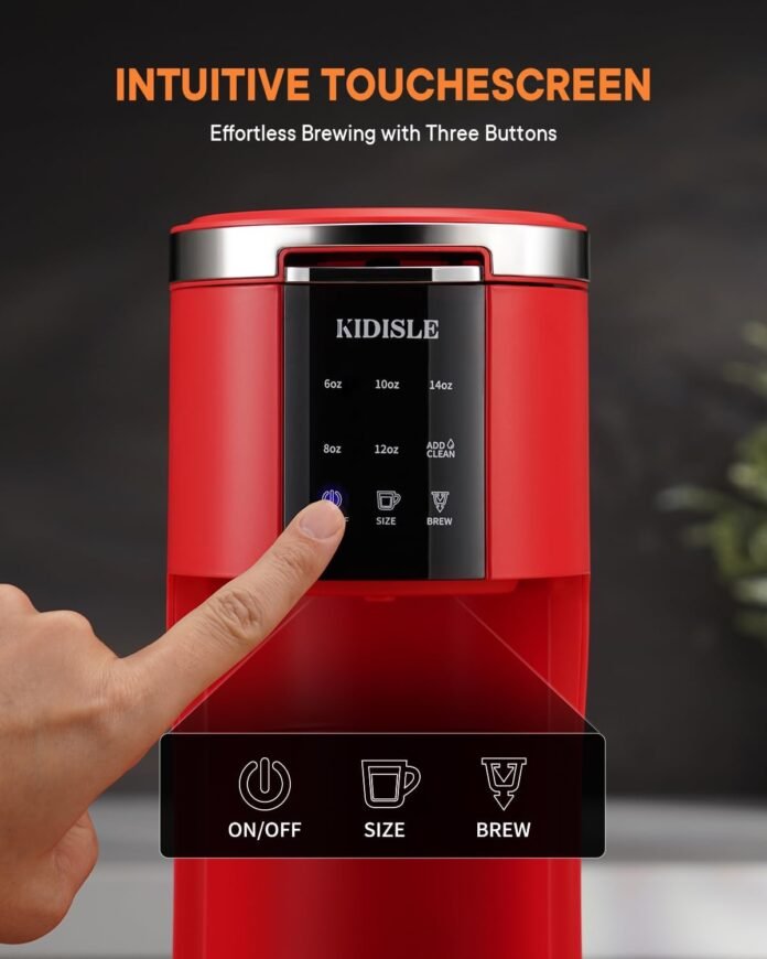 KIDISLE Programmable Coffee Maker Review Beans To Brewers