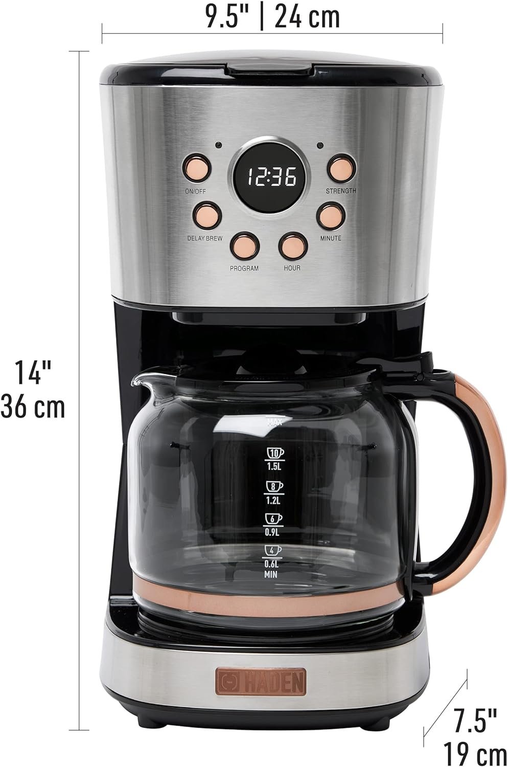 HADEN Dorchester Ultra Stone Blue Coffee Maker Review Beans To Brewers